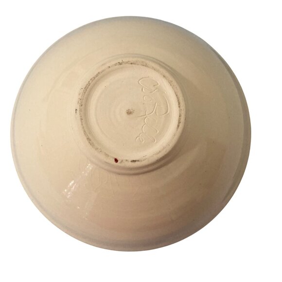 Signed Ceramic Pottery Sea Turtle Bowl - Picture 3 of 6